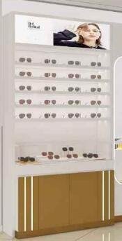Eyewear Display Cabinet With Lightbox