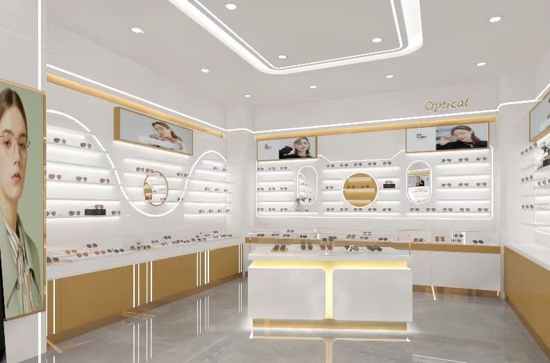 Eyewear Display Cabinet With Lightbox