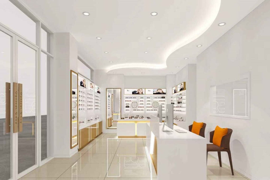 Eyewear Display Cabinet With Lightbox