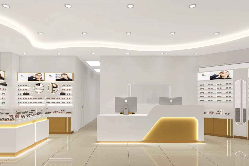 Eyewear Display Cabinet With Lightbox