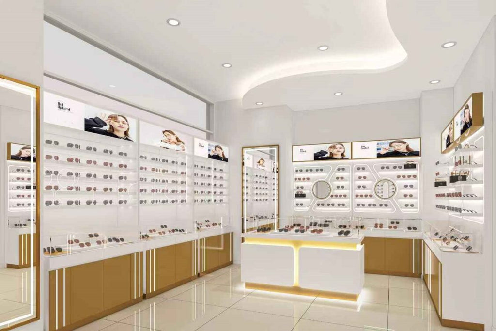 Eyewear Display Cabinet With Lightbox