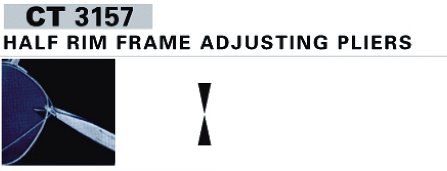 Half Rim Frame Adjusting Pliers