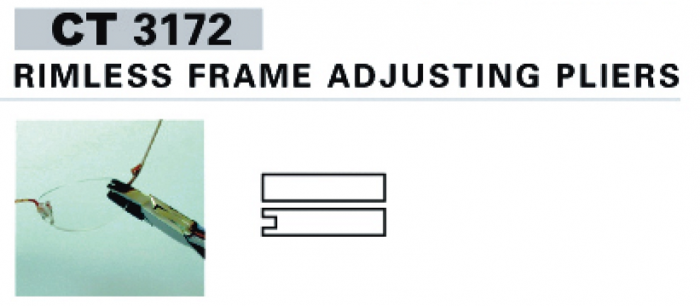 Rimless Frame Adjusting Pliers