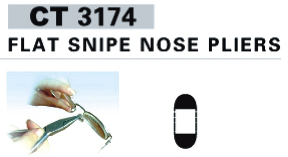 Flat Snipe Nose Pliers