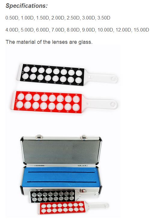 Retinoscopy Rack Set