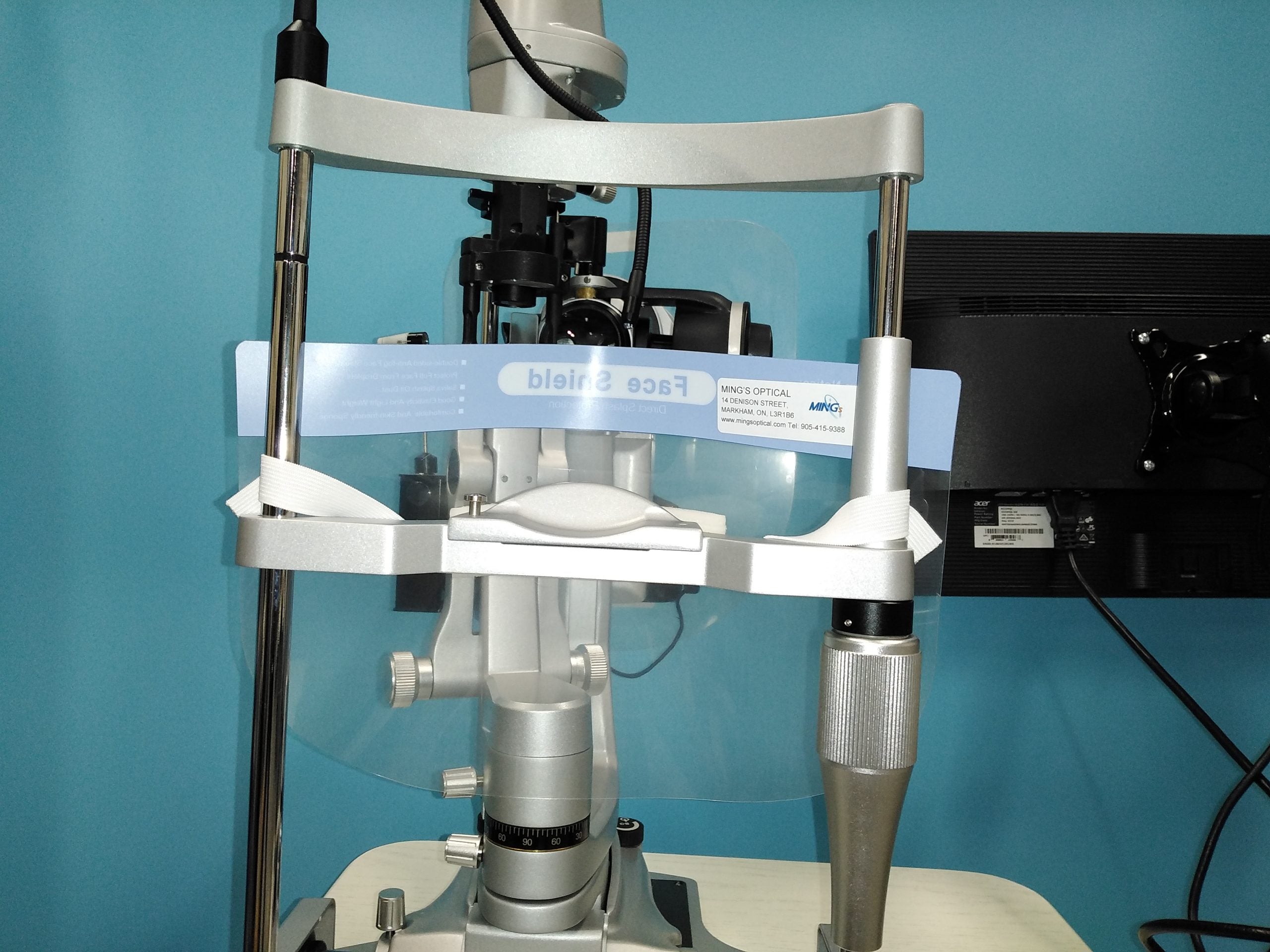 Slit Lamp Shield (patient side)